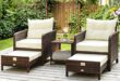 Amazon.com: PAMAPIC 5 Pieces Wicker Patio Furniture Set Outdoor .