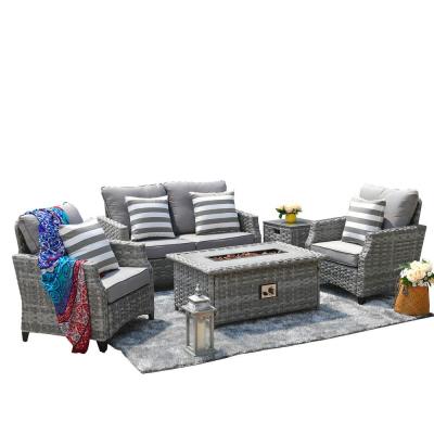 DIRECT WICKER - Fire Pit Patio Sets - Outdoor Lounge Furniture .