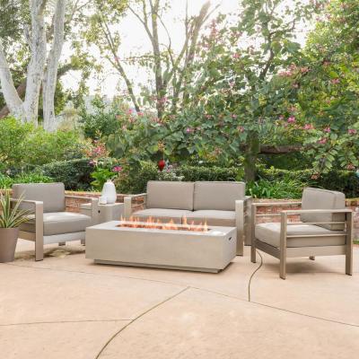 Fire Pit Patio Sets - Outdoor Lounge Furniture - The Home Dep
