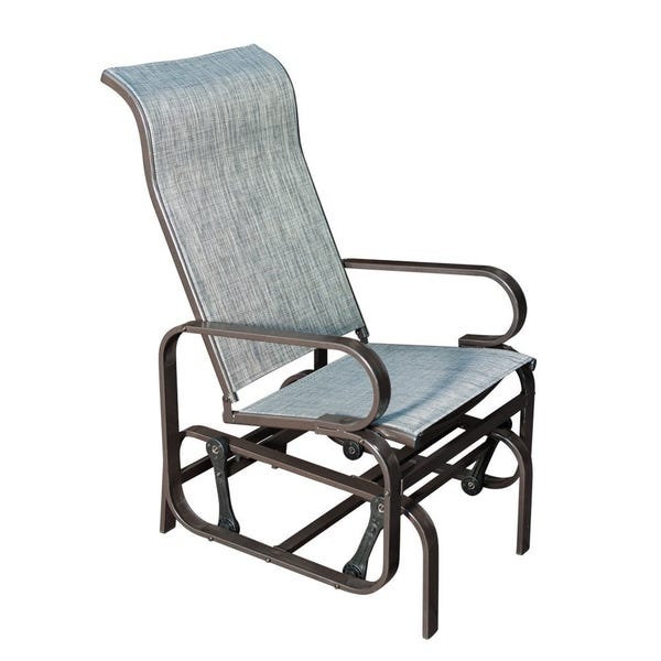 Shop SunLife Outdoor Garden Rocking Chair,Steel Frame Patio Rocker .