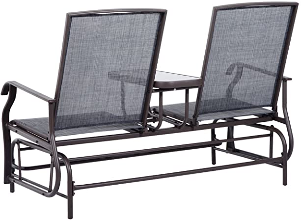 Amazon.com : Patio Glider Rocking Chair Bench Loveseat 2 Person .