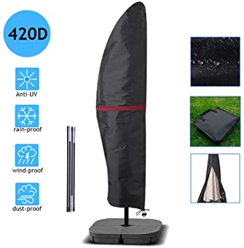 Amazon.com : Shieldo Patio Umbrella Covers, Light-Weight and .