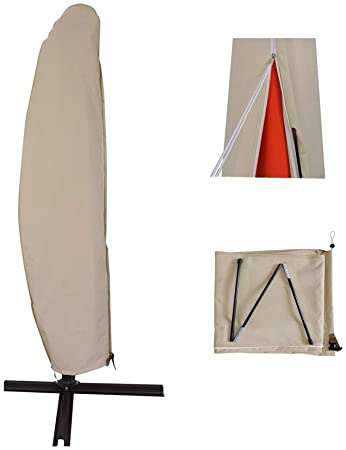 Amazon.com : USspous Offset Patio Umbrella Covers Banana Style .