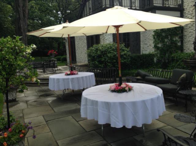 Umbrella kit w/ 60 inch rd table rentals Chicago IL | Where to .
