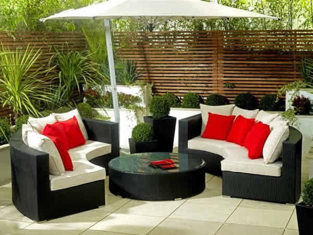 outdoor patio furniture sets for small spaces with umbrella .