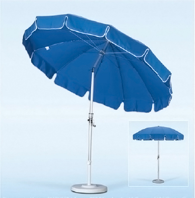 California Umbrella 8-ft 5-in Aluminum Patio Umbrella with Valan
