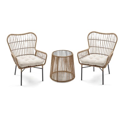 Chat 3-Piece Chairs & Table Patio Set | Pier