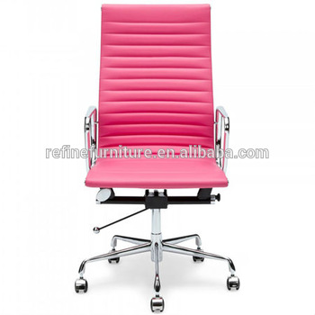 Pink Leather Executive Office Chair For Lady Rf-s071d - Buy Pink .