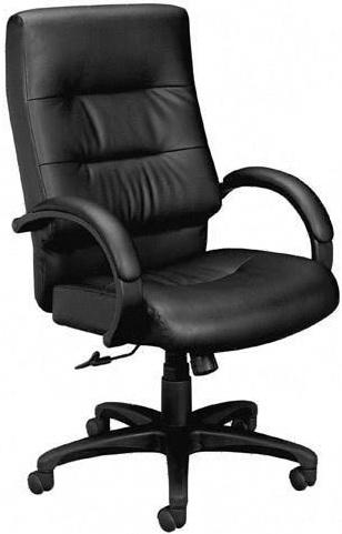 Basyx High Back Plush Leather Executive Chair [VL691] – Office .