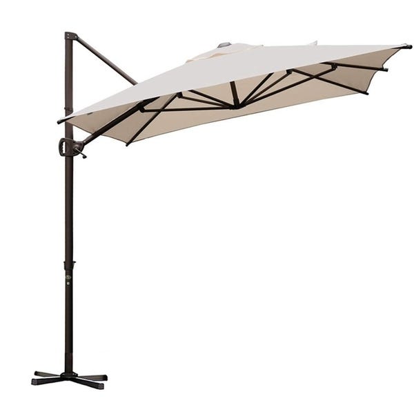 Shop Offset Cantilever 9 by 7-Feet Rectangular Patio Hanging .