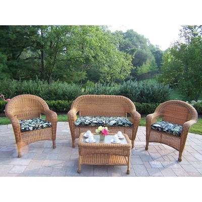 Resin Wicker Patio Furniture Sets at Lowes.c