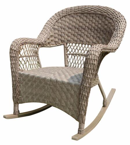 Backyard Creations® Stratton Wicker Rocker Patio Chair at Menards