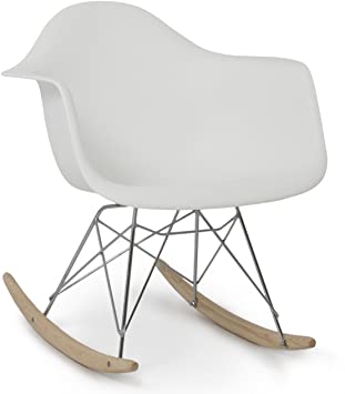 Amazon.com: BELLEZE Mid Century Style Rocking Retro Rocking Chair .