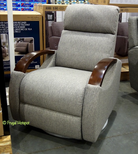 Costco Sale - Synergy Home Fabric Power Swivel Glider Recliner .