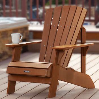 Lifetime Adirondack Chair Costco- $129.99 | Adirondack chair, Wood .