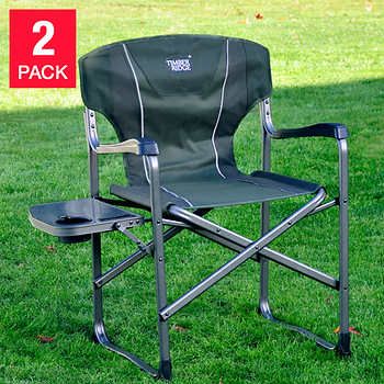 Timber Ridge Director's Chair 2-pack with Side Table | Cheap .