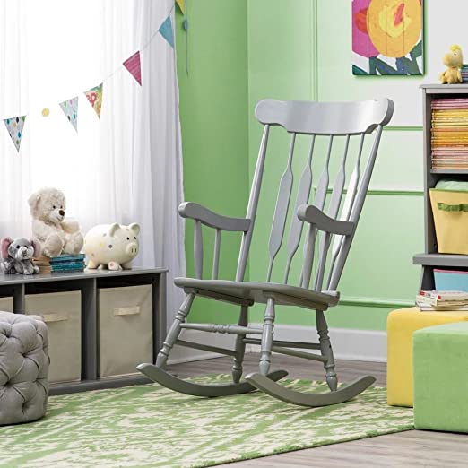 Amazon.com: Rocking Chair for Baby Nursery - Grey: Kitchen & Dini