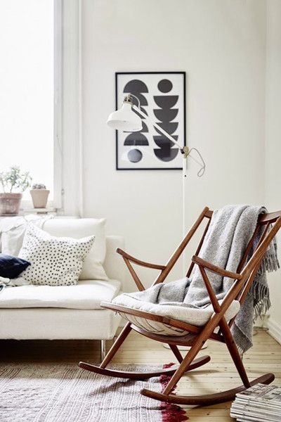 Rocking Decor | Stylish rocking chairs, Home living room, Ho