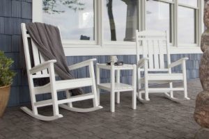 Southern Style White Rocking Chairs for the Porch - Come Sit a Spe