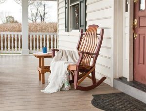 Outdoor Poly Porch Rocker from DutchCrafters Amish Furnitu
