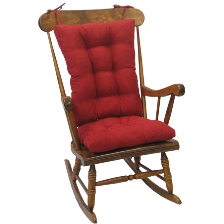 Jumbo Rocking Chair Cushions 2-Piece Set Perfect for Rocking .