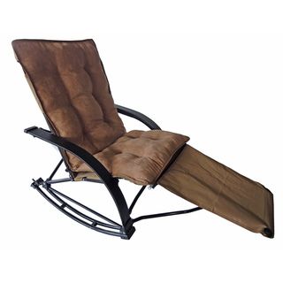 International Caravan Indoor/ Outdoor Folding Rocking Chair with .