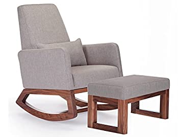 Amazon.com: Monte Design Upholstered Modern Joya Rocking Chair and .