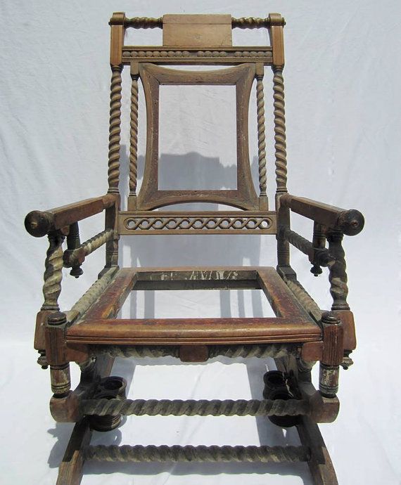 Dexter Rocking Chair With 6 Spring Suspension Antique Specializing .