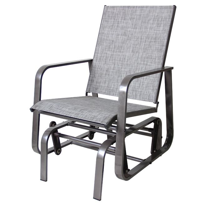 Rocking Patio Chair - Manhattan - Taupe | Outdoor rocking chairs .