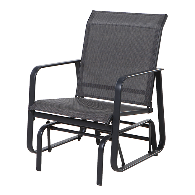 Uberhaus | Patio Rocking Chair Uberhaus - Steel - Grey | Rona .