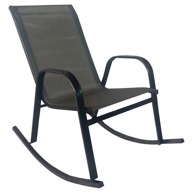 Henryka - Rocking Patio Chair - Dark Grey DXF-3235-DK-GREY - Rona .