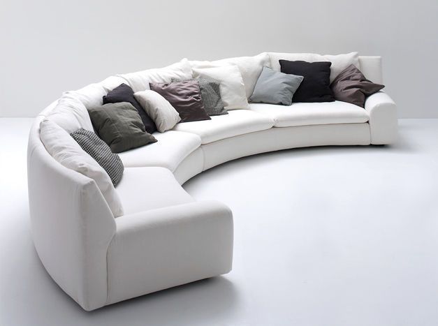 Semicircular sofa / modular / contemporary / fabric BEN BEN by .