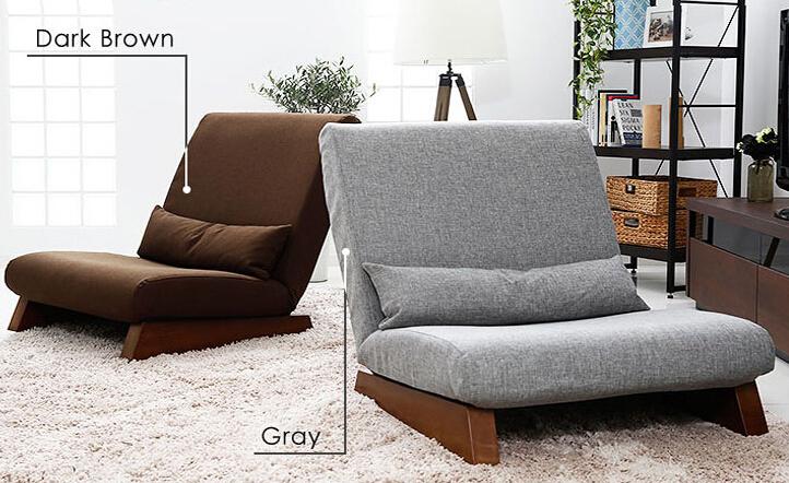 2020 Floor Foldable Single Seat Sofa Chair Modern Fabric Japanese .