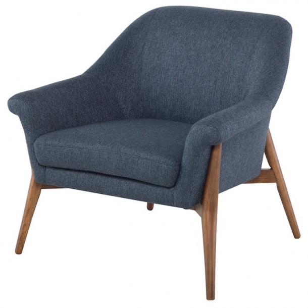 Charlize Single Seat Sofa In Denim Tweed Fabric Seat (HGSC385) by .