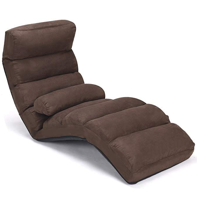 Giantex Folding Floor Sofa Chair Adjustable Lazy Lounge Bed Single .