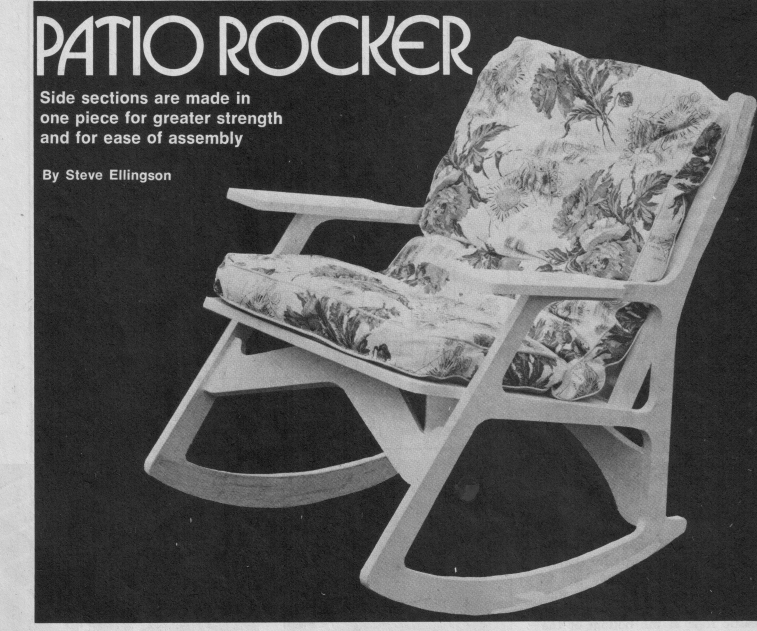 1978 patio rocking chair small diag digitized - Router Foru
