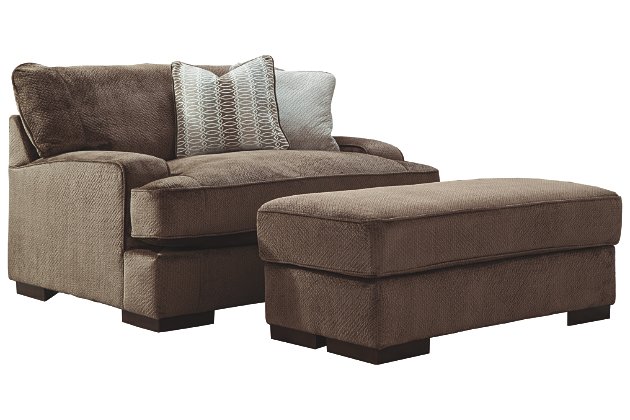 Fielding Oversized Chair and Ottoman | Ashley Furniture HomeSto