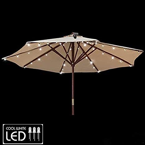 allen + roth Gemmy Patio Umbrella Solar LED Lights - - Amazon.c