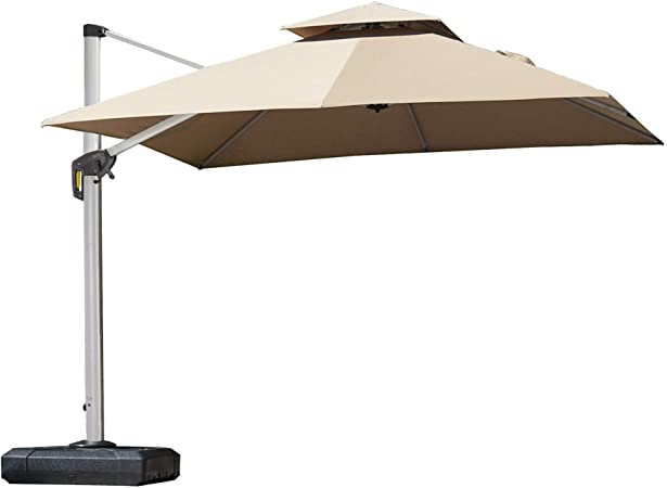 Amazon.com : PURPLE LEAF 10ft Patio Umbrella Outdoor Square .