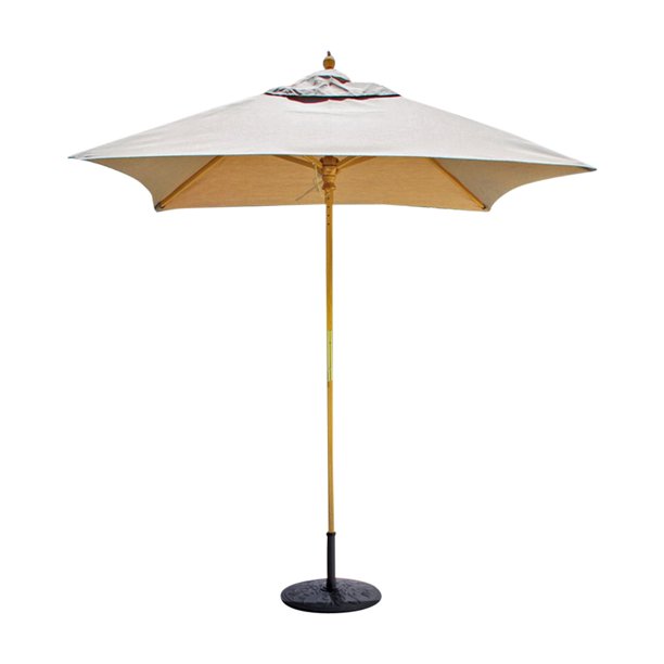 Galtech Sunbrella 6 x 6 ft. Wood Square Patio Umbrella - Walmart .