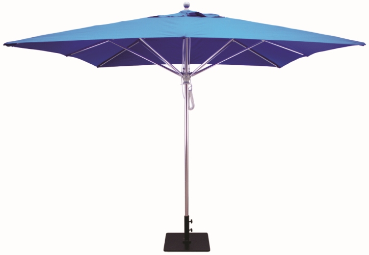 10' Foot Square Aluminum Sunbrella® Patio Umbrel