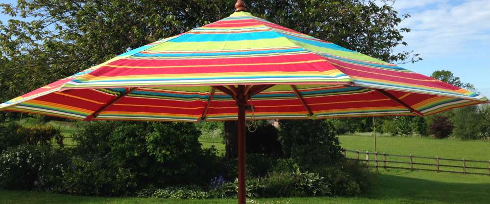 Striped Parasols | Large Garden Patio Umbrellas | The Stripes .
