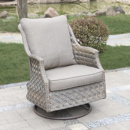 Backyard Creations® Heather Vale Swivel Rocker Patio Chair - 2 .