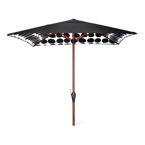 Patio Umbrella: Marimekko for Target Umbrella 8'x6': Koppelo Print .