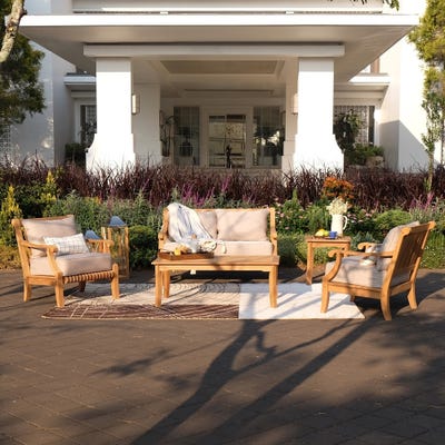 Buy Teak, Traditional Outdoor Sofas, Chairs & Sectionals Online at .