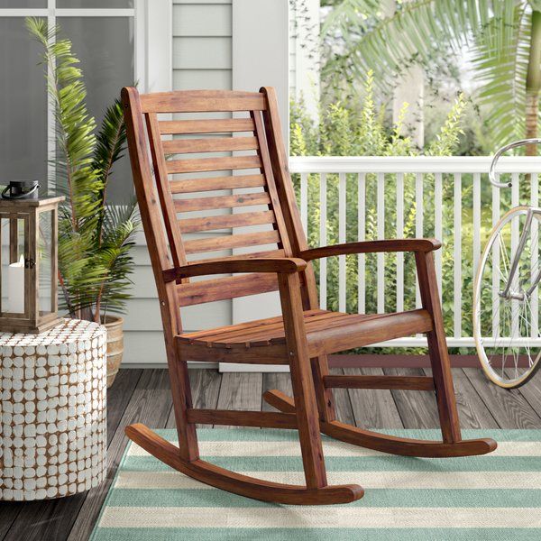 Rothstein Outdoor Rocking Chair | Outdoor rocking chairs, Patio .