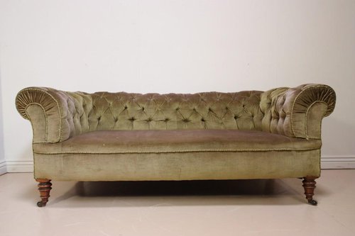 Antique Victorian Chesterfield Sofa - Antiques Atl