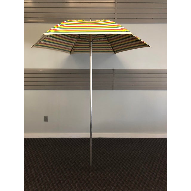 Vintage Mid Century Modern Patio Umbrella | Chairi