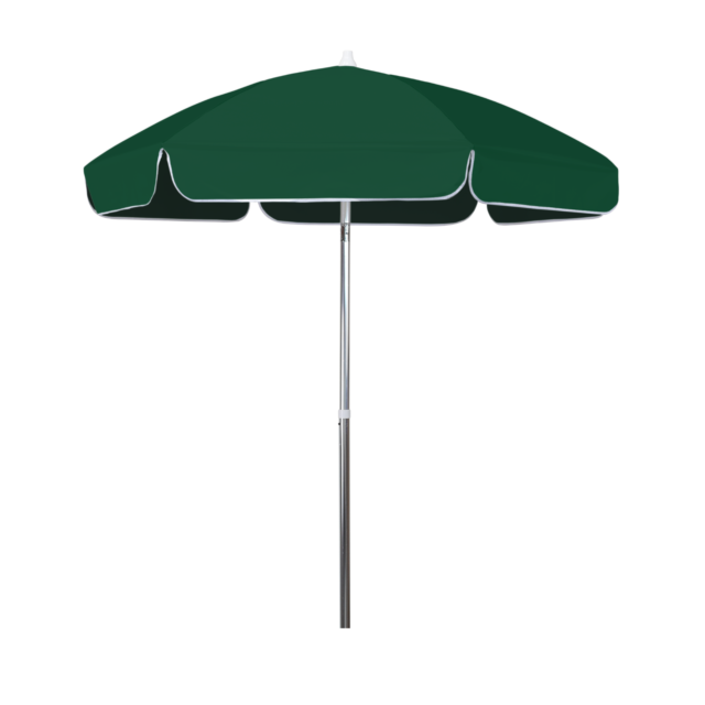 NEW 6 ft Patio Market Umbrella w/ Vinyl Hunter Green Canopy Push .