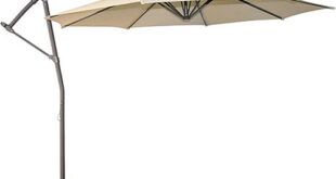 Mainstays 10' Push-Up Off-Set Umbrella, Tan - Walmart.com .